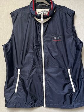 Paul & Shark Yacht Club Admiral's Vest Navy Blue Nylon 3XL